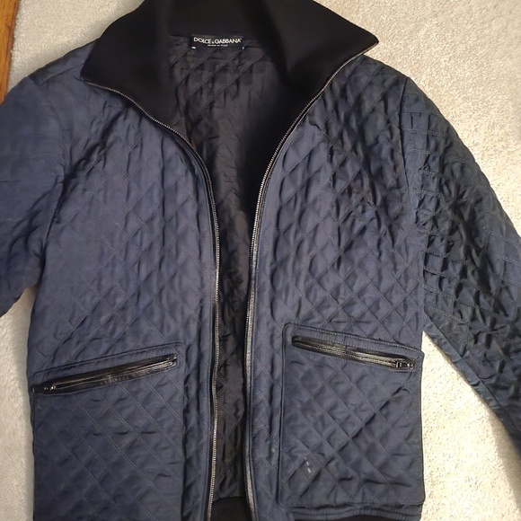 Dolce and Gabbana Quilted Bomber Jacket - Picture 2 of 4